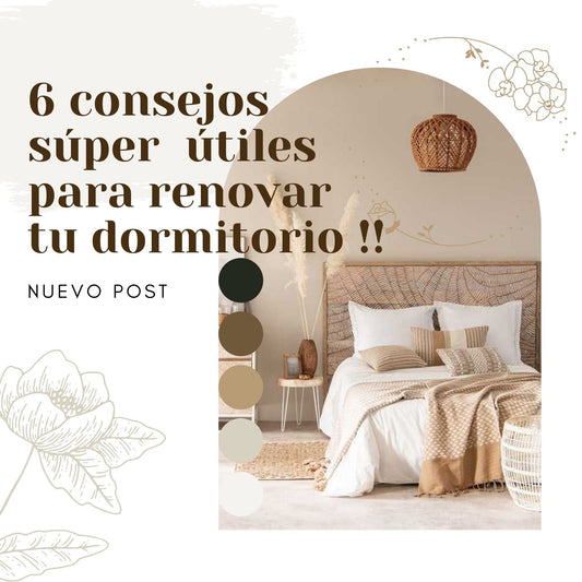 6 consejos súper útiles para renovar tu dormitorio !!