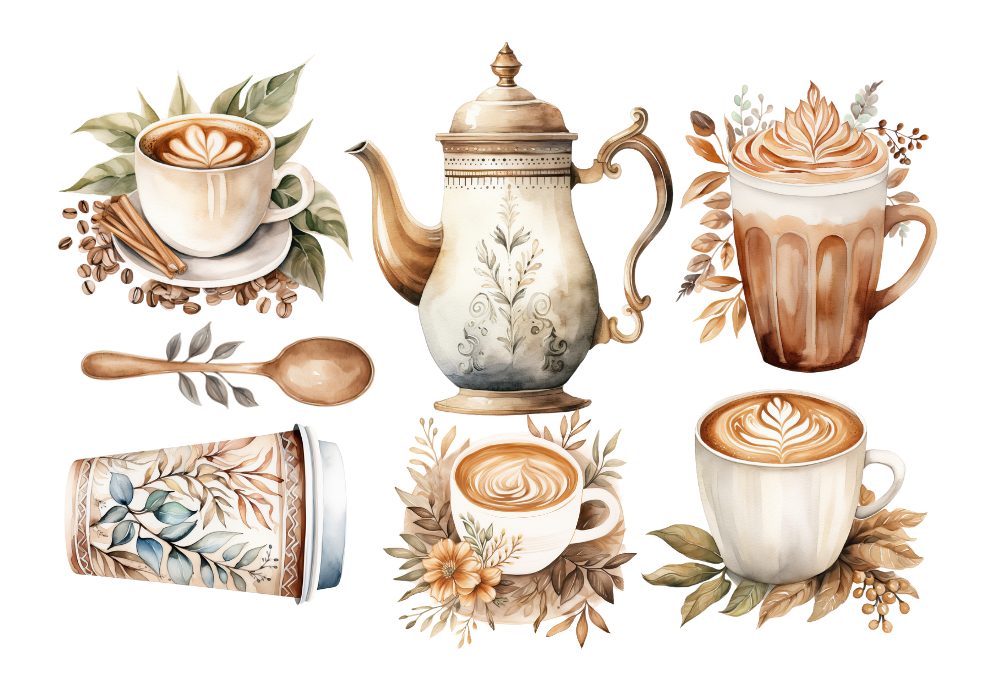 LAMINAS TRANSFER FOLRX 2 KOLETT ART CAFÉ, TÉ, COUNTRY, JARDÍN