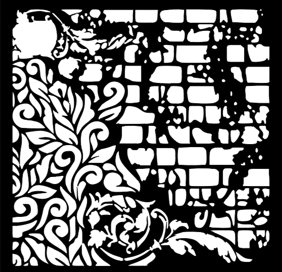 Estencil Mix media. 2