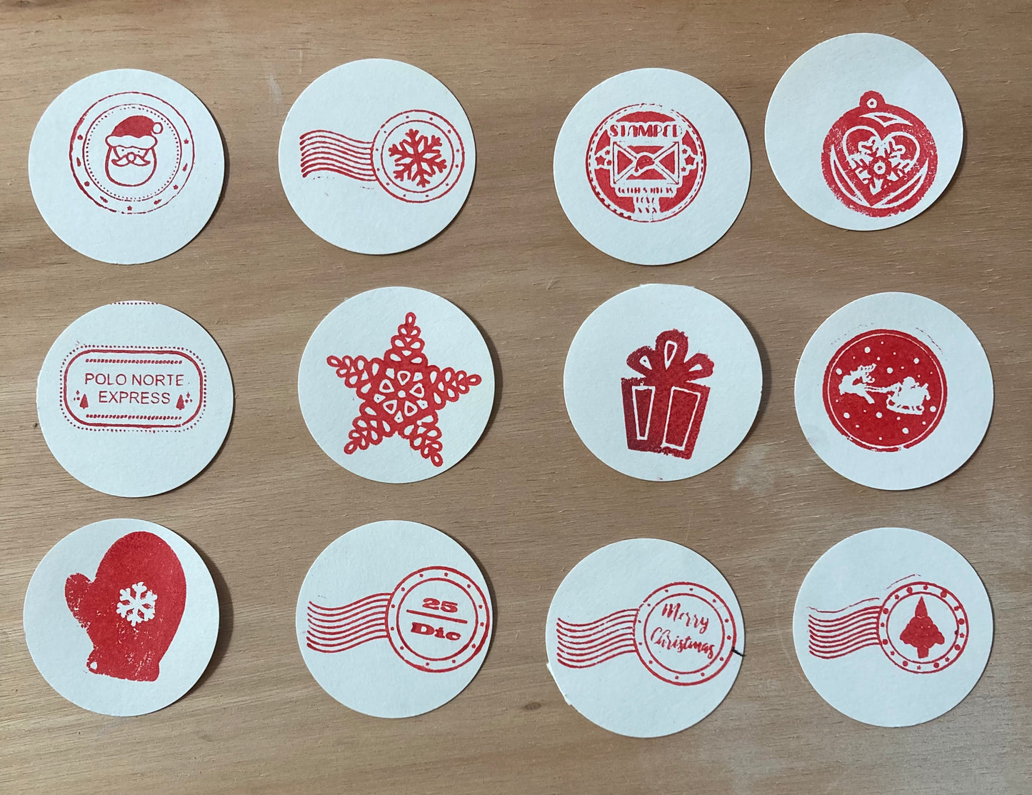 Kit emprendedor sellos navidenos Kolett Art.