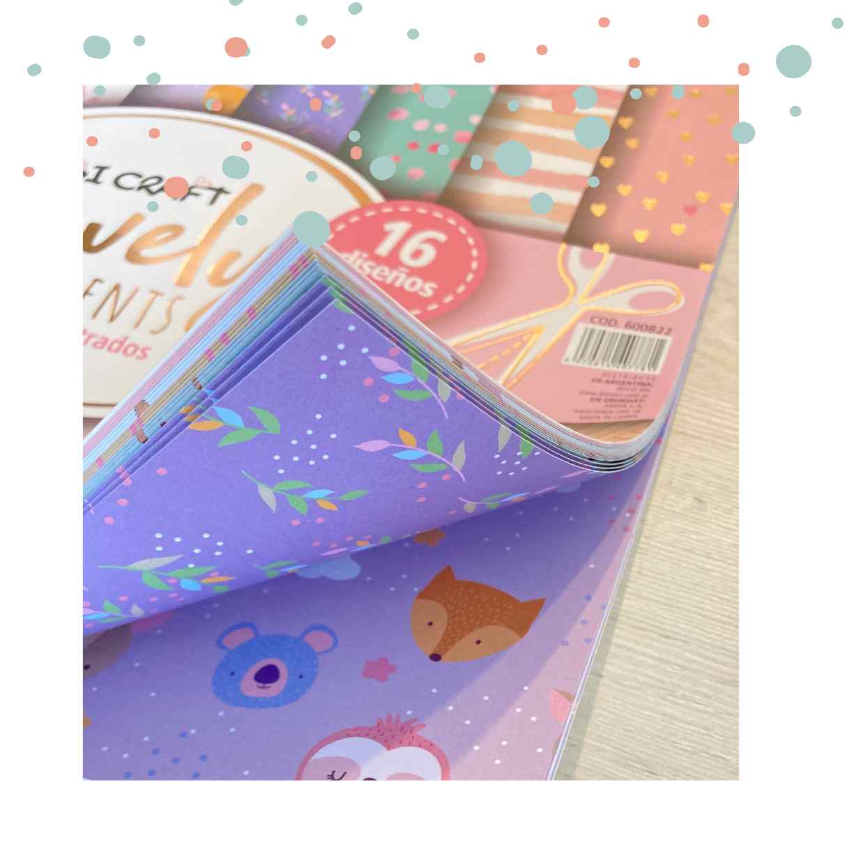 Papeles para Scrap 24 hojas