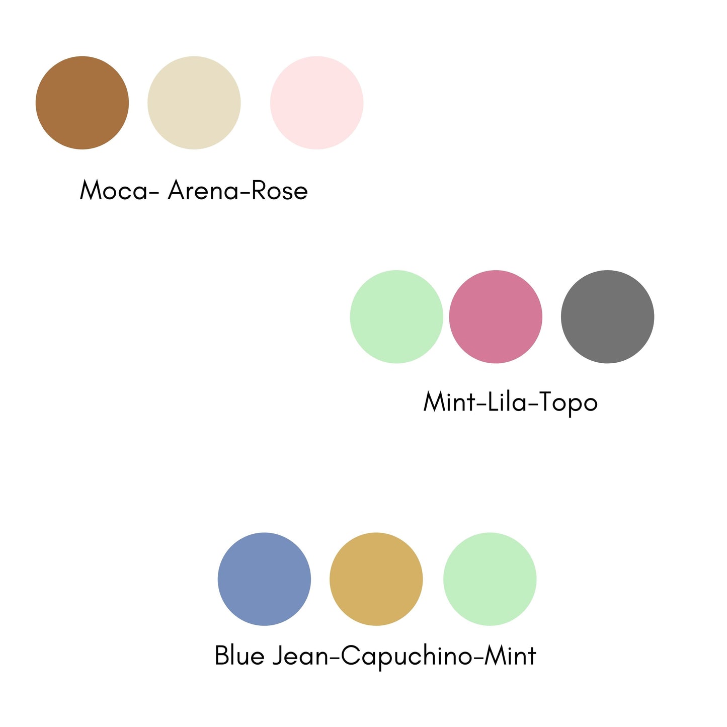 Pack 3 - 4 CHALK PAINT + PINCEL 6CM