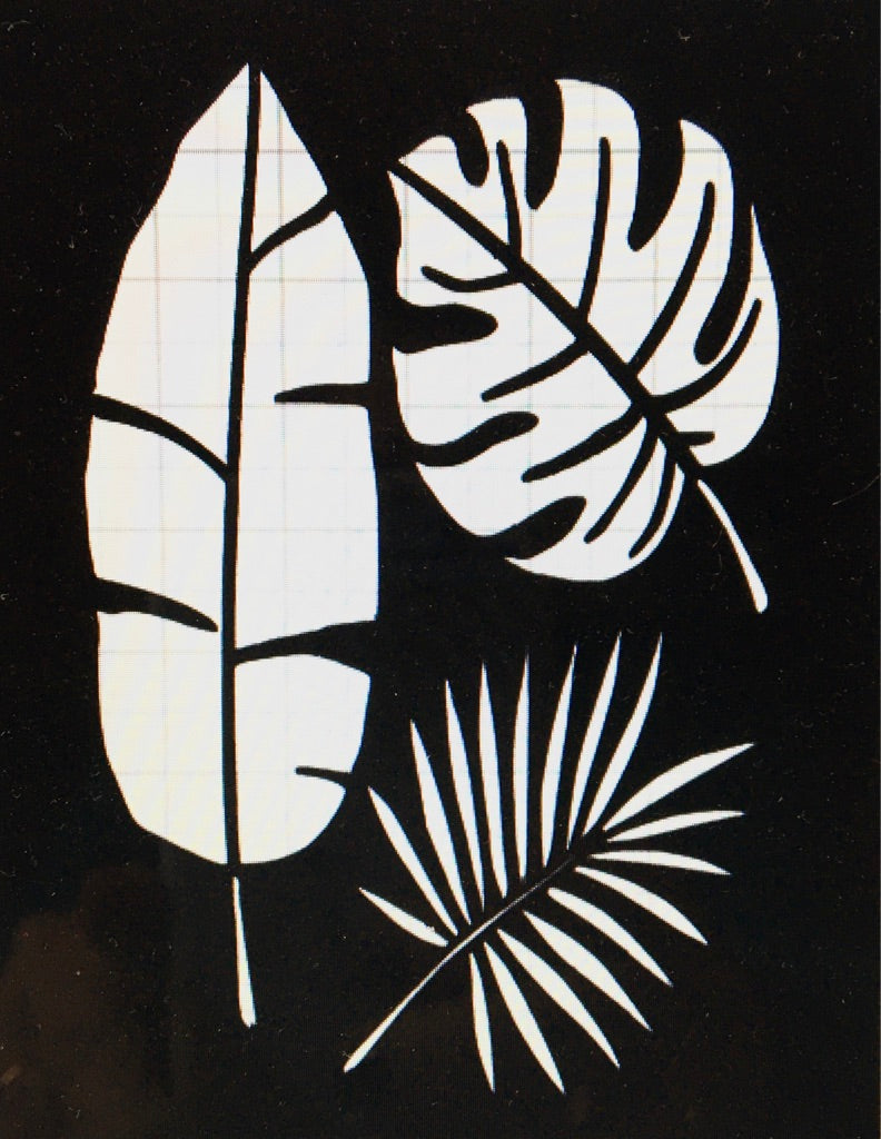 Stencil Botánicos 008