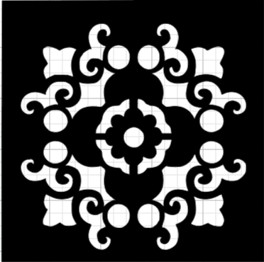 Stencil  Mayólica 007