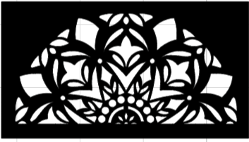 Stencil  Mandala 012