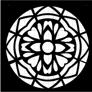 Stencil Mandala 010
