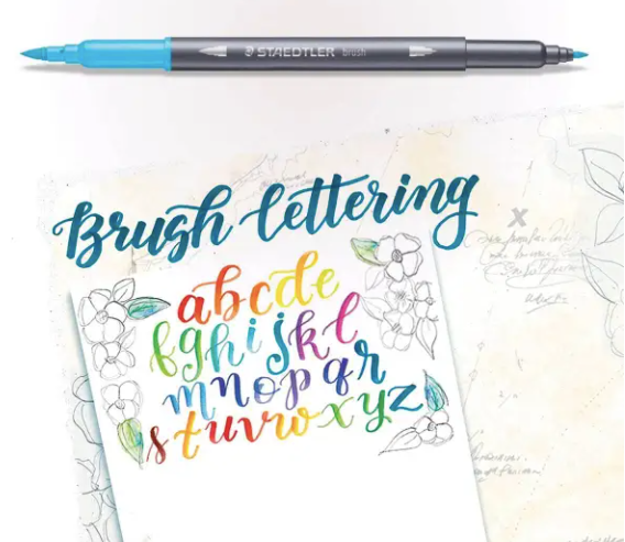 Brush Letering 12 marcadores doble punta STAEDTLER