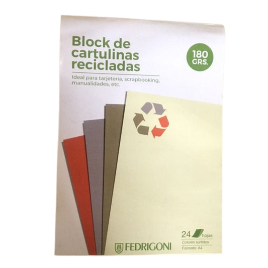 Block de cartulinas Recicladas