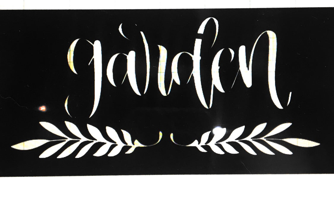 Stencil Garden 017