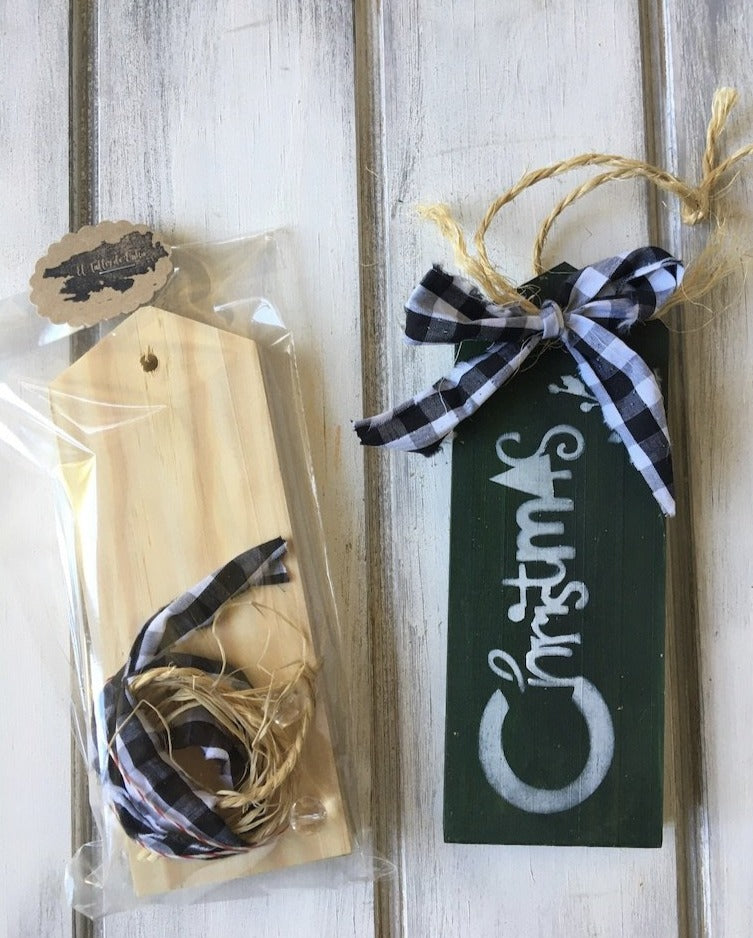 Tag navideño 2 !! kit para hacer en casa.