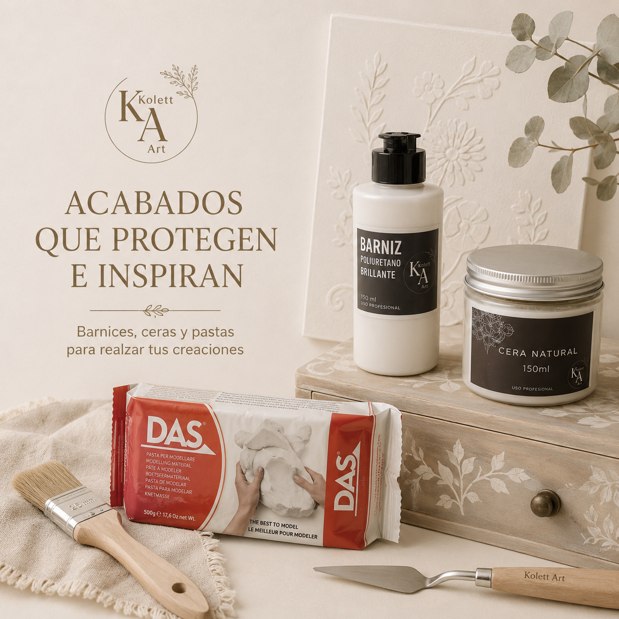 BARNICES-CERAS-PEGAMENTOS