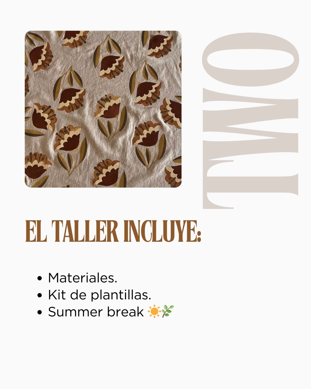 workshop Estampado Textil  (Viernes 24 de abril)