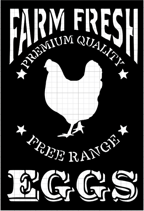 Stencil Carteles Kitchen Fram 051