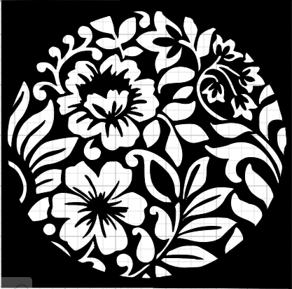 Stencil  Mandala 003