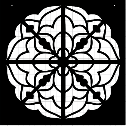Stencil  Mandala 004