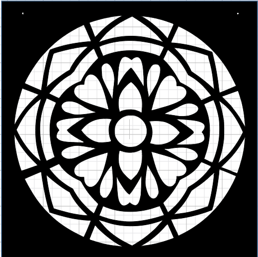 Stencil  Mandala 006