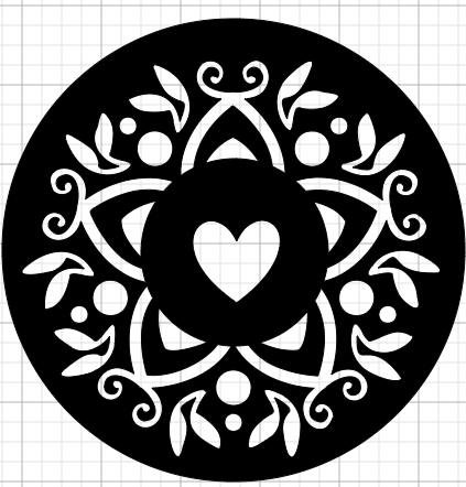 Stencil  Mandala 008