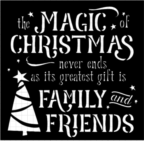 Stencil Navidad 30