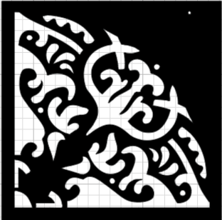 Stencil  Mandala 011