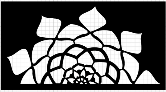 Stencil  Mandala 014