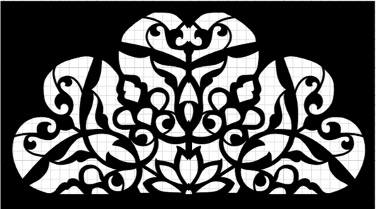 Stencil  Mandala 015