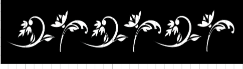 Stencil Flores 2