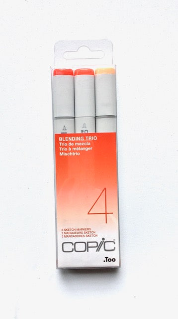 Copic Sketch Blending Trio Set 4 - Juego de 3 marcadores