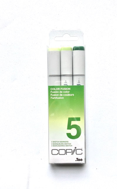 Copic Sketch Color  Fusion Set 5 - Juego de 3 marcadores