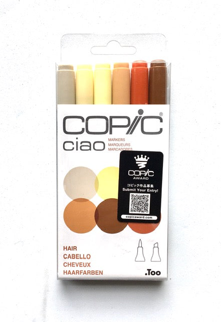 Copic Copic Ciao 6 colores set Cabello