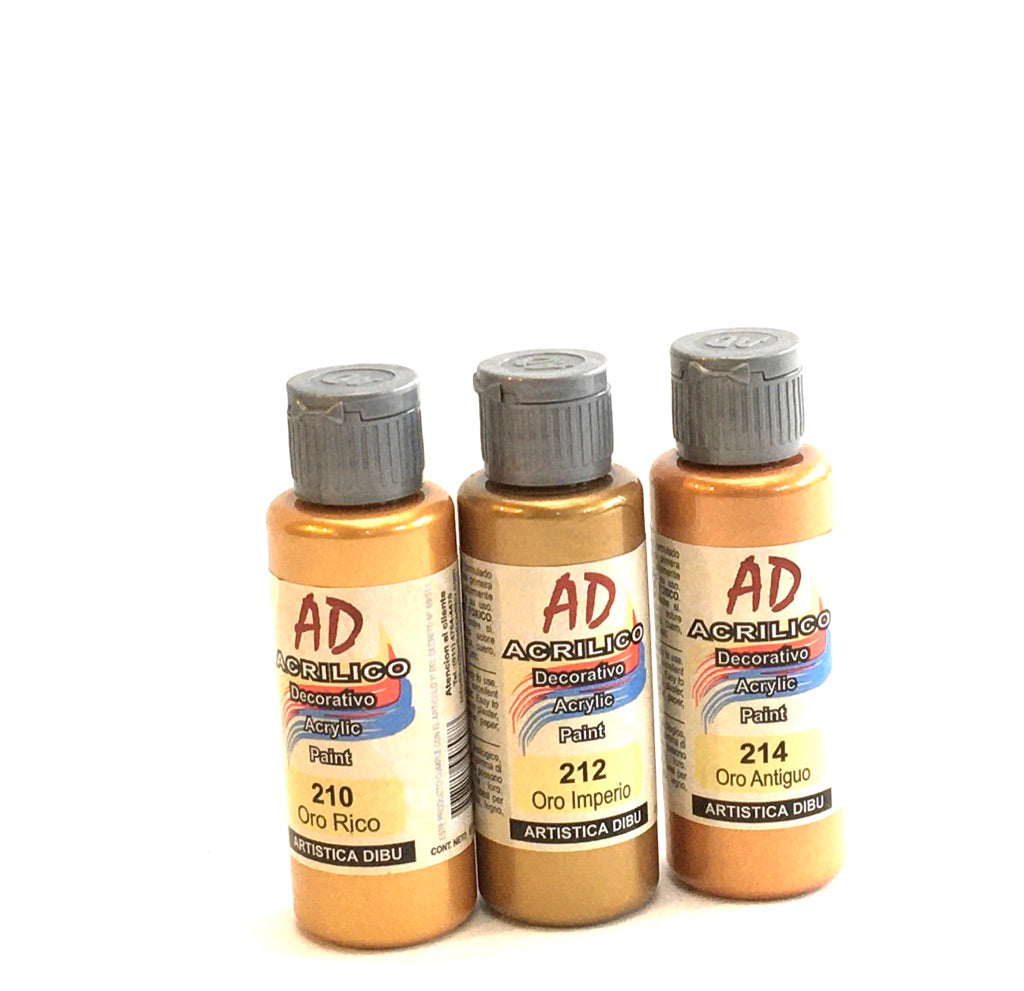 Acrílicos Decorativos-Acrylic Paint 60ml.